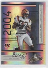 2004 Playoff Absolute Memorabilia 323/1150 Peter Warrick #30 9ap