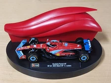 2024 #16 Charles Leclerc Scuderia Ferrari Miami GP SF24 1/43 Bburago Formula 1