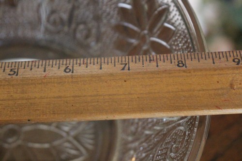 Lot of 2 Indiana Glass Co Tiara Clear Sandwich 8.5 inch Serving Bowl - Picture 9 of 9