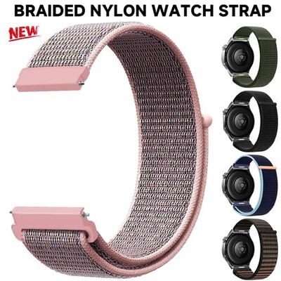 DE Nylon Armband für Samsung Galaxy Watch 3 4 5 6 7 FE Active 2 1 40 44mm S3 S2