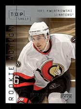 2001-02 Upper Deck Top Shelf # 60 Joel Kwiatkowski Card # /900 Ottawa Senators