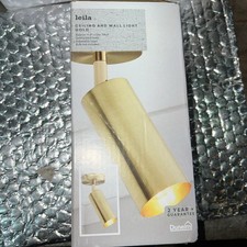 Dunelm Leila Ceiling Or Wall Light Polished Brass