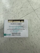 Olivia Care -  Eucalyptus Mint Exfoliating Bar Soap 1 Pack  3 Bars 5oz  Each 