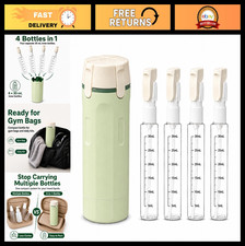4-in-1 Travel Toiletry Bottles Set, Leak-Proo...