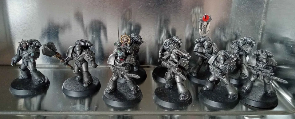 Painted Chaos Space Marine Steel Phantoms Army Undead Heretics - Image 3 of 4
