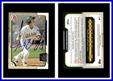 2015 Bowman Prospects #BP141 Jaycob Brugman RC Autographed Signed AUTO Athletics