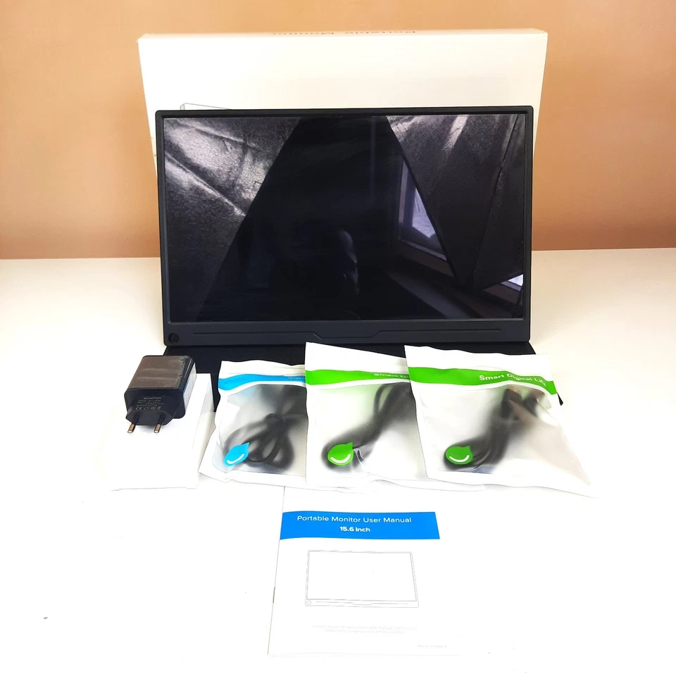 UPERFECT 15.6" Portable Monitor 1920*1080 Display IPS Screen Laptop PC Gaming - Image 3 of 4