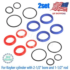 16x Seal Kit For Koyker Loaders Cylinder with 2-1/2" bore 1-1/2" rod #K662048 US