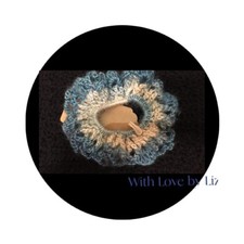 crochet scrunchies. Each Sold Separately.