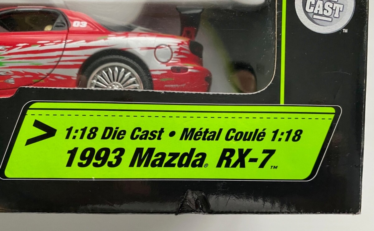 【希少】FAST&FURIOUS MAZDA RX-7 1/18 JDM *RARE* Peako 1/18 Veilside Fast & Furious Mazda RX-7