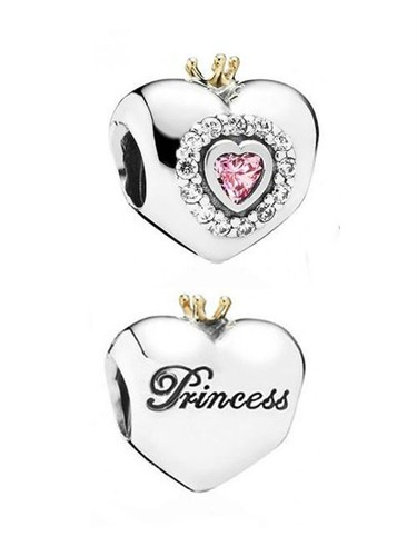 PANDORA Silver & Gold Heart Charm FREE DELIVERY | eBay