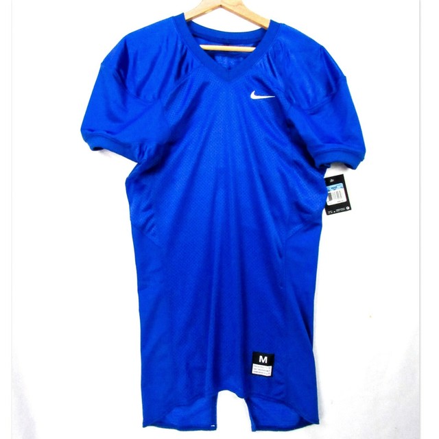 Nike Defender Football Practice Jersey Mens M Medium Blue Mesh 535703