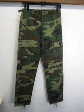 vtg Rothco Camouflage BDU Pants "JR GI" Jungle pattern Boys sz 16 31x29 EUC 