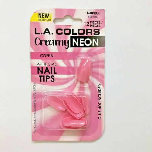 Puntas de Uñas Colores Brillantes-Corto y Mediano-Ataúd, Cuadrado y Stiletto-Presionar Uñas - Imagen 2 de 21