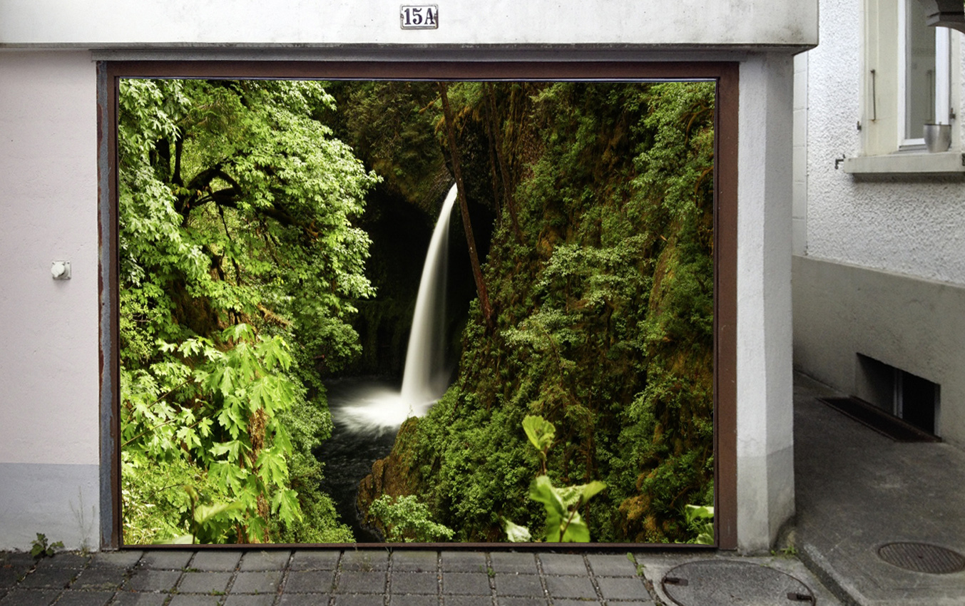3D Hidden streams Garage Door Murals Wall Print Decal Wall Deco AJ WALLPAPER UK 3D Hidden streams Garage Door Murals Wall Print Decal Wall Deco AJ WALLPAPER UK