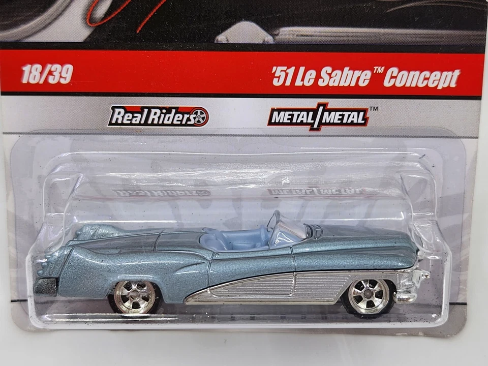Hot Wheels 🔥 Larry Garage '51 Le Sabre™ Real Riders Metal/Metal 18/39 Foto 3 de 4