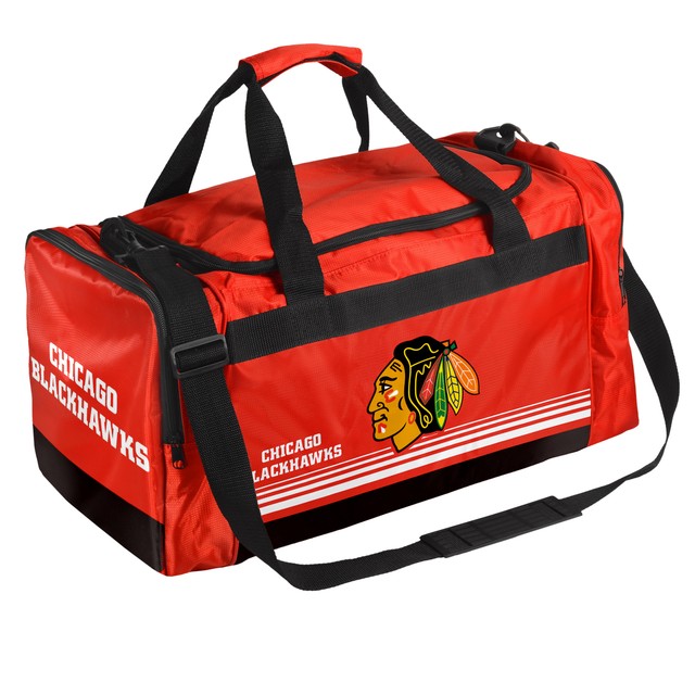 Chicago Blackhawks Medium Striped Duffle Bag Core eBay