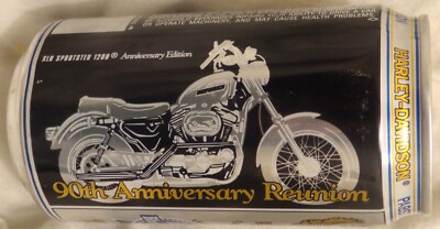 Pabst Blue Ribbon - Harley-Davidson Beer Can - 12 Ounce - 90 Years