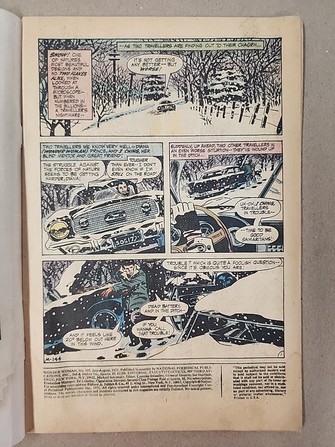 DC #195 Wonder Woman August 1971 Diana Prince as the new Wonder Woman ...