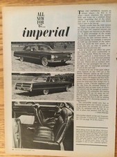 Chry224 Article Chrysler All New For 1967 Imperial Oct 1966 1 Page Chry224 Article Chrysler All New For 1967 Imperial Oct 1966 1 Page
