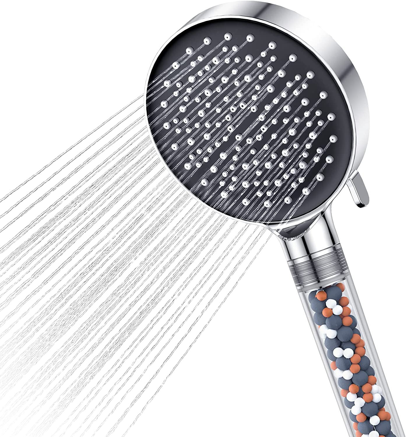 Pommeau de douche YEAUPE économie d'eau en ABS chrome haute résistance