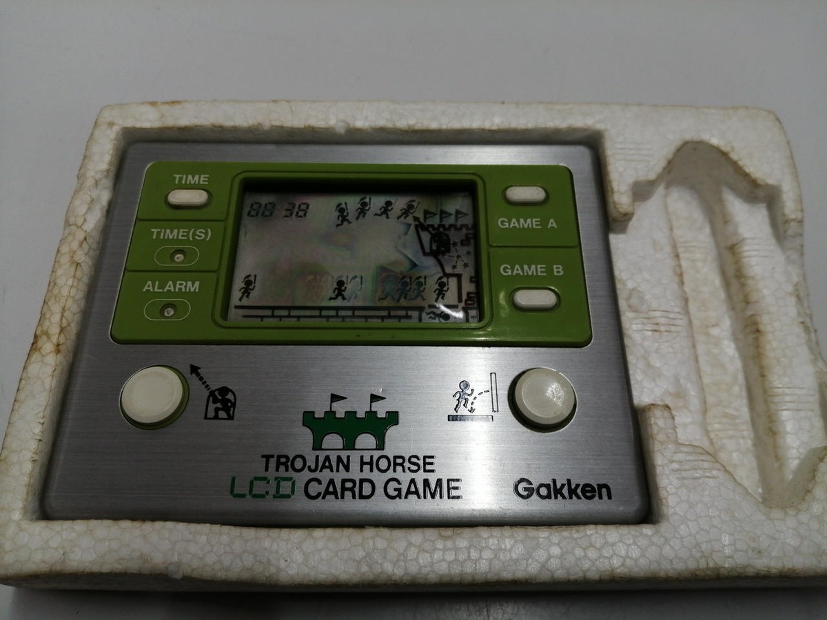 学研 トロイの木馬 Trojan Horse LCDゲーム 携帯型 未使用品 Gakken Trojan Horse LCD CARD GAME Retro Vintage Japan Toy | eBay