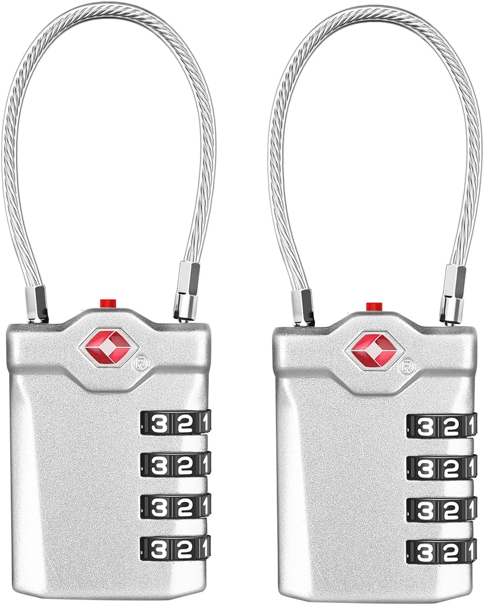 Candados De Equipaje Candado De Cable Para Maletas Con Alerta