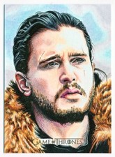 Game of Thrones Season 8 Jon Snow Character Sketches Sketch Card #NNO (1/1)