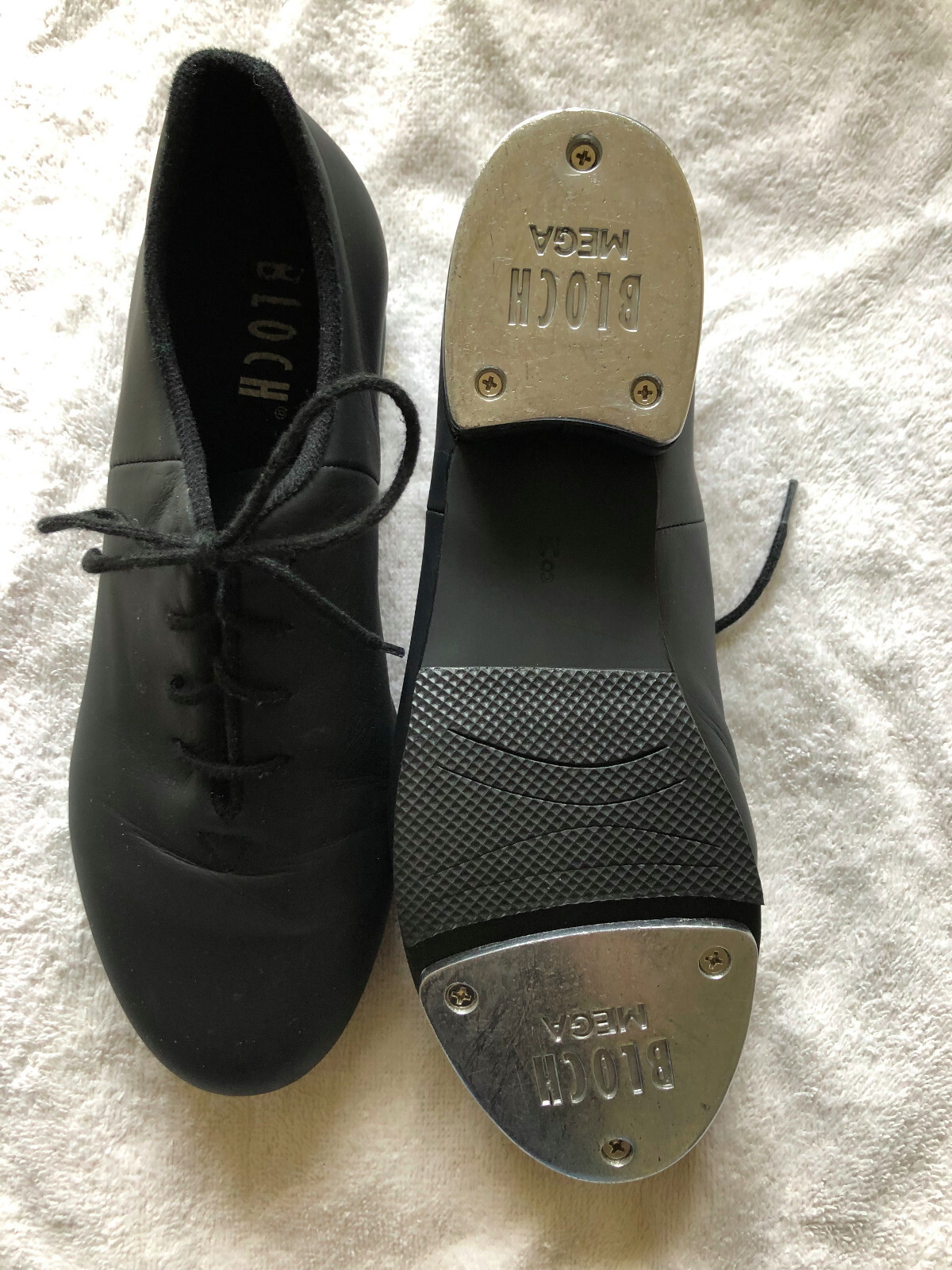 Bloch sync tap shoes, with Mega taps size US8, black … Gem