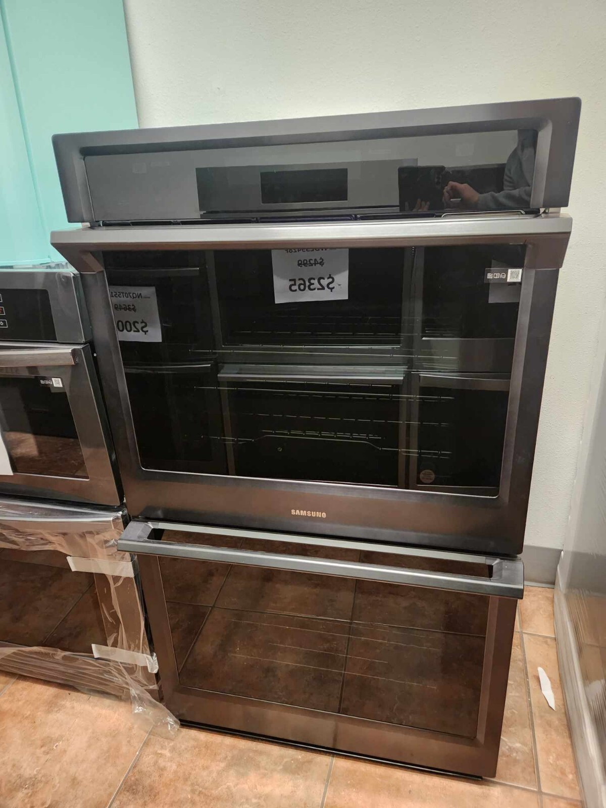 Samsung NV51K6650DG 30" Double Wall Oven Black Stainless Steel eBay
