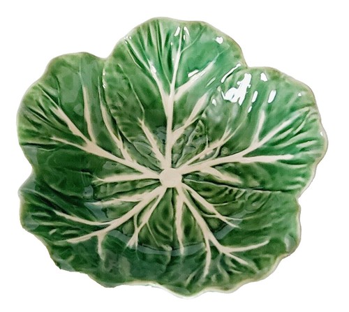 VTG Set Of 4 Bordallo Pinheiro 8”Sunflower Salad Plates. Made In