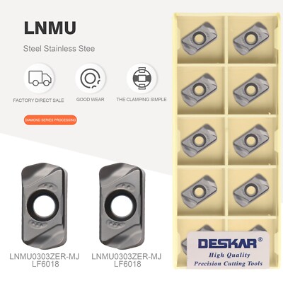20PC Fast forward rough mill LNMU0303ZER-MJ LF6018 indexable insertion for EXN03