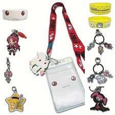 Madoka Magica Sayaka Homura Lanyard Keychain Wallet Wristband Playing Cards