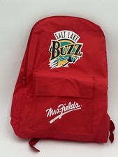 Vintage Salt Lake Buzz Mrs Fields Promo Backpack Red Baseball Giveaway MiLB Utah