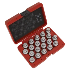 Locking Wheel Nut Key Set 20pc - Vauxhall-B SX215 Sealey New