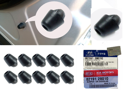 5 PCS Genuine HYUNDAI & KIA 8219128010 Bumper Door Overslam Rubber 