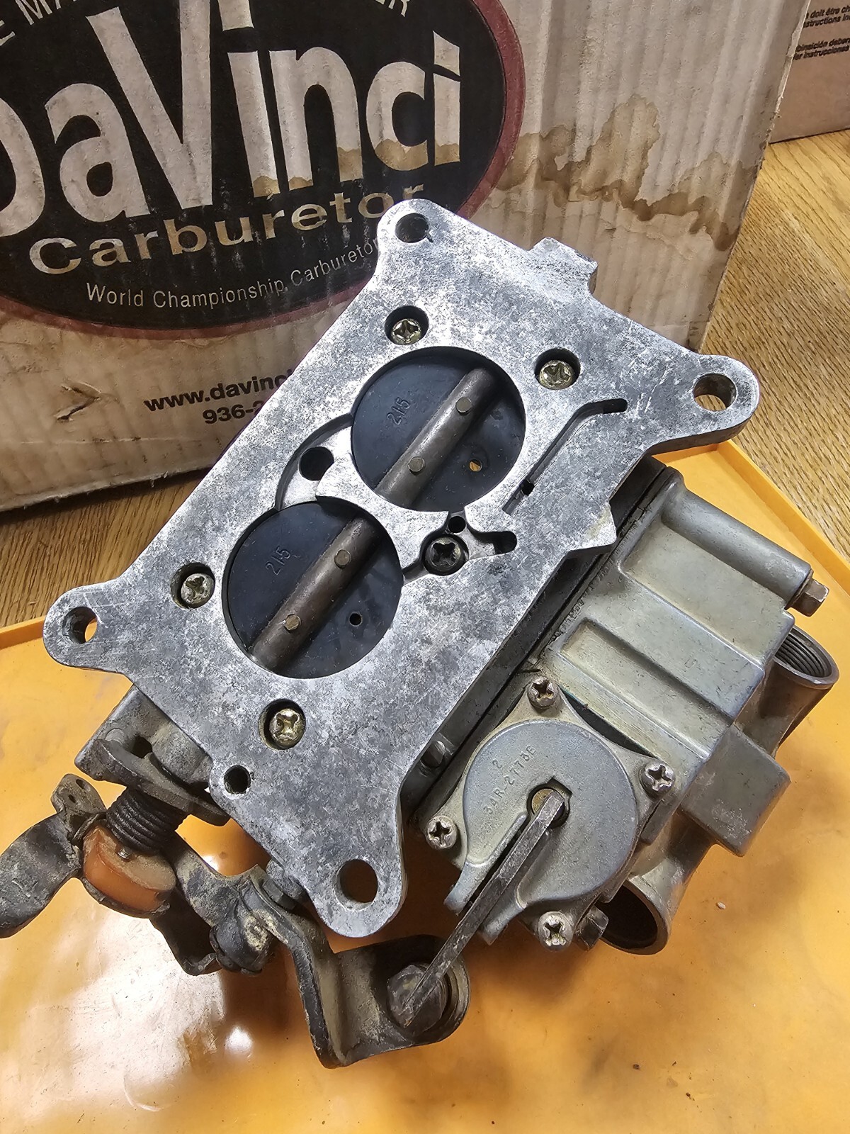 DaVinci Holley 04412 4412ct Carburetor, 500cfm Gauge Leagal No Choke