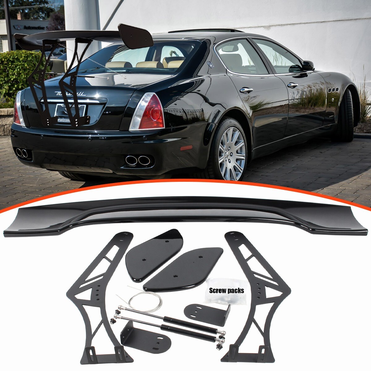 Maserati Quattroporte 2004-2013 Rear spoiler