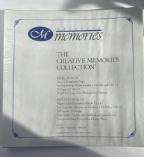 Creative Memories 12 x 12 White Scrapbook Pages Refills 15 Pages Brand New Seal