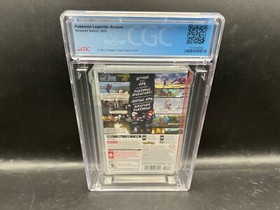 Pokemon Legends Arceus Nintendo Switch CGC 9.8 A++ FACTORY SEALED MINT WATA VGA