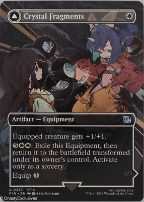 MTG: FINAL FANTASY  Crystal Fragments // Summon: Alexander  Borderless |  eBay