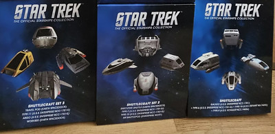 Eaglemoss Fanhome Star Trek Shuttlecraft Set 1 2 3 (1-3) Modelle