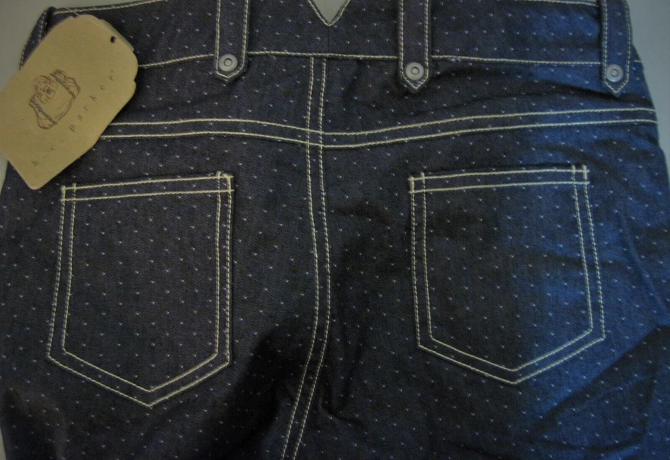 KC PARKER~Por Hartstrings~Niñas Talla 10~Pantalones Capri~Azul Marino~4 Bolsillos~Nuevo/Con Etiqueta Foto 2 de 4