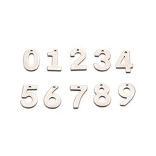 1Set Mixed Number 304 Stainless Steel Charms Pendant 11x6.5 8x0.5 0.8mm Hole 1mm