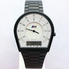 BMW M Style Power M3 E30 E36 Motorsport Racing Car Accessory Chronograph Watch