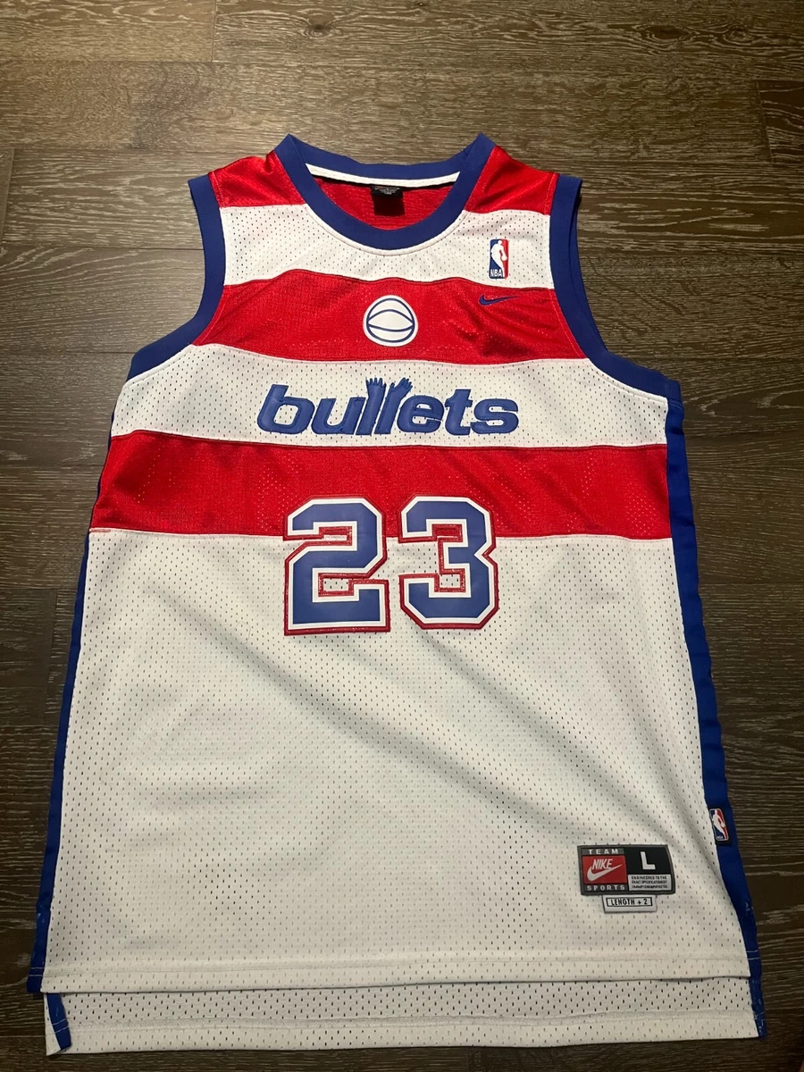 Michael jordan hotsell washington bullets jersey