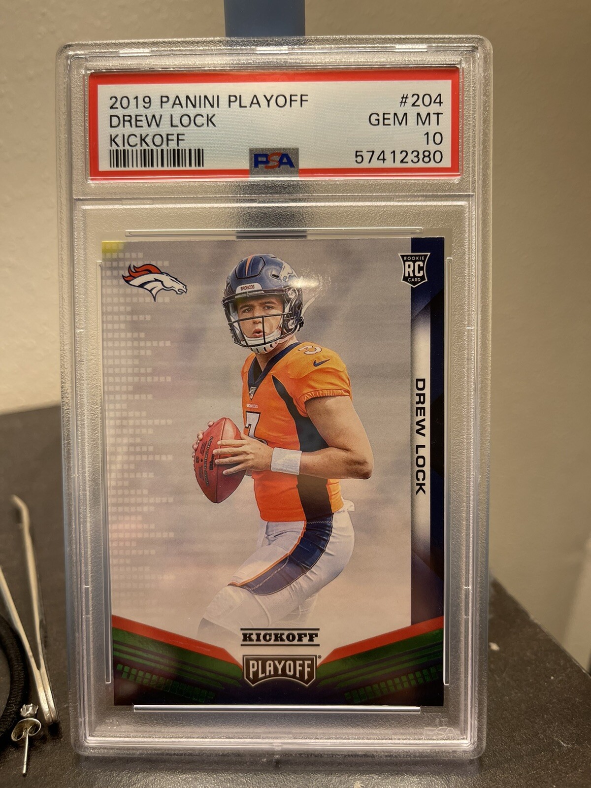 Drew Lock Panini Playoff #204 Kickoff
