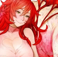 1:24 75mm resin figure model KD Goddess Series Girls and Giant Hand Unassembled