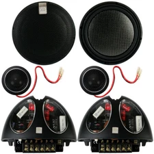 Morel Virtus Nano Carbon 42 4" 2-Way Carbon Thin Component Speakers NEW