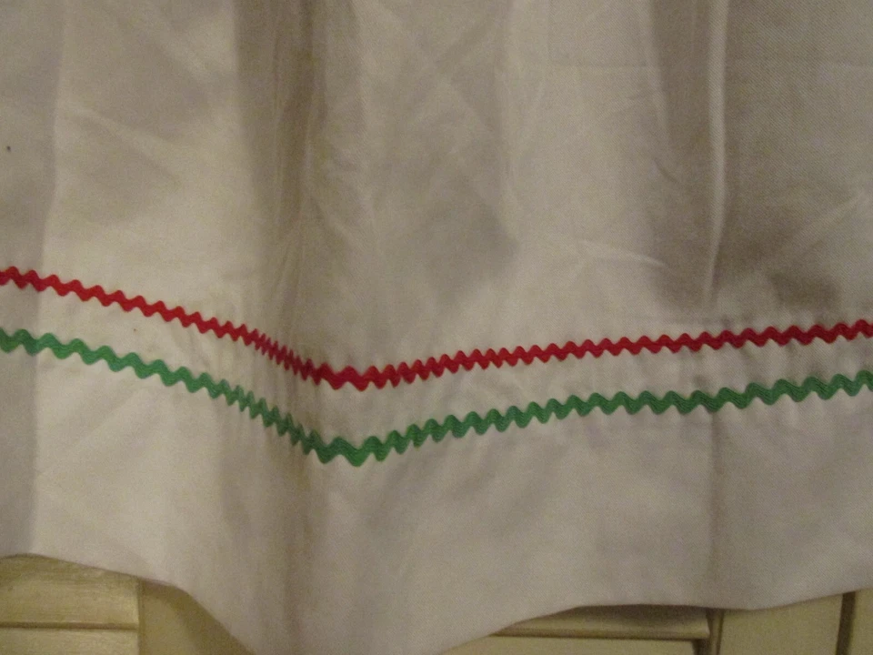 Anavini Niñas Medias Caladas Navidad Obispo Blanco Vestido Mangas Cortas 5 Foto 4 de 4